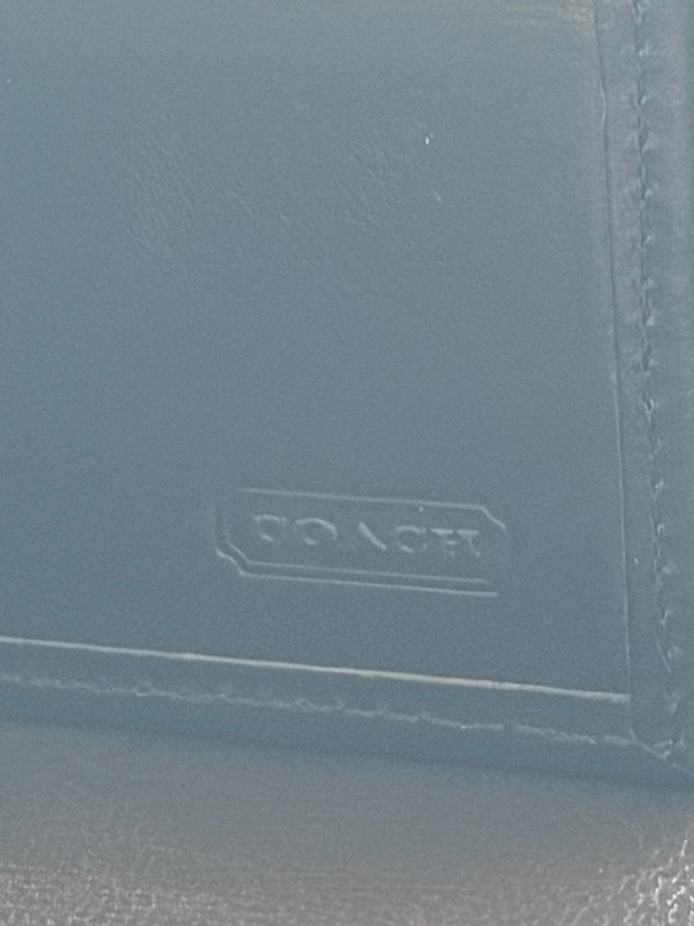 Coach Men's Black Leather Card Holder Wallet - Picture 3 of 6